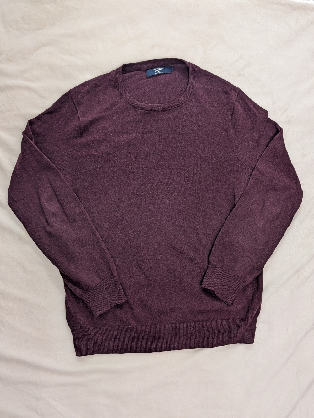 J Crew Cotton + Cashmere Crew Neck Sweater Women size small - Picture 3 of 7